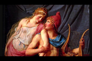 Jacques-Louis David, L'Encomio di Elena, 1728 (particolare)