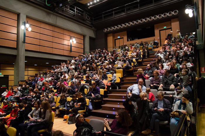 La platea della Casa del Teatro Ragazzi, foto www.serenomagic.it